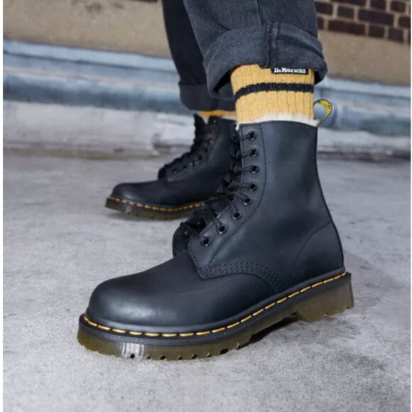 Dr Martens 1460 Serena Faux Fur Lined Boots - Picture 13 of 14